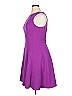 Wisp Solid Purple Cocktail Dress Size 14 - photo 5