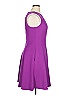 Wisp Solid Purple Cocktail Dress Size 14 - photo 4
