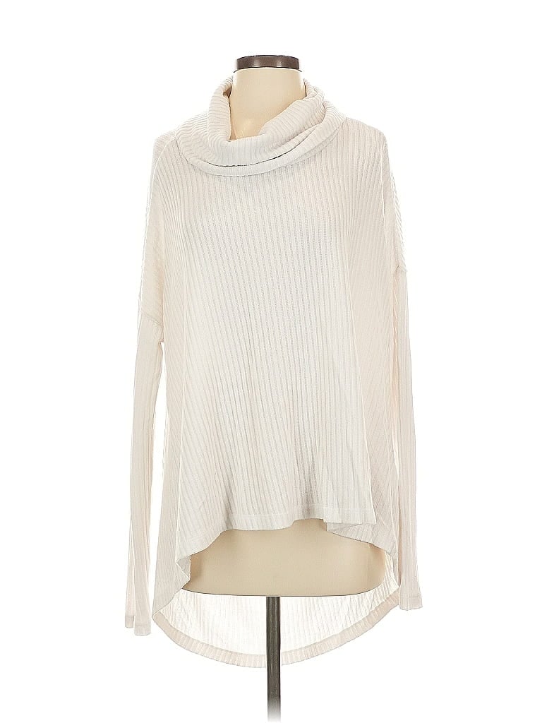 Pre-owned Saturday Sunday Turtleneck Sweater In White