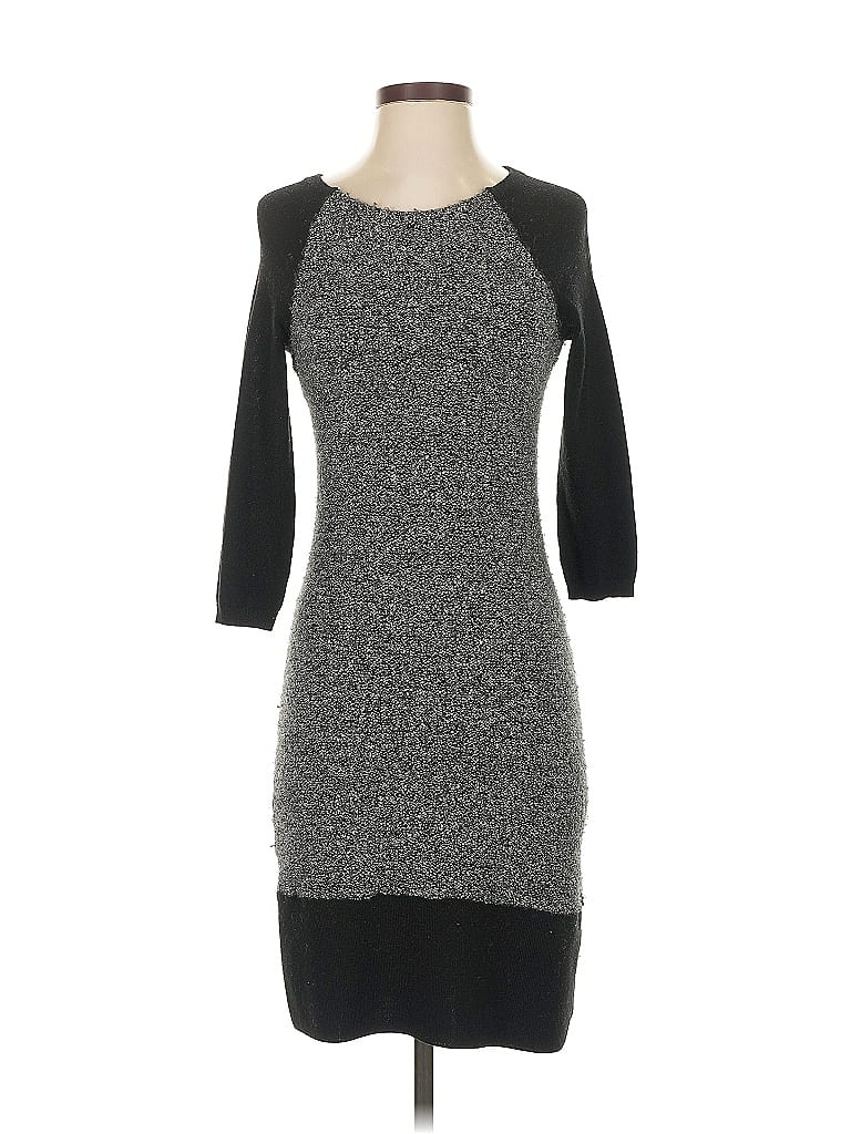 Pre-owned Ann Taylor Loft 3/4 Sleeve T-shirt In Gray