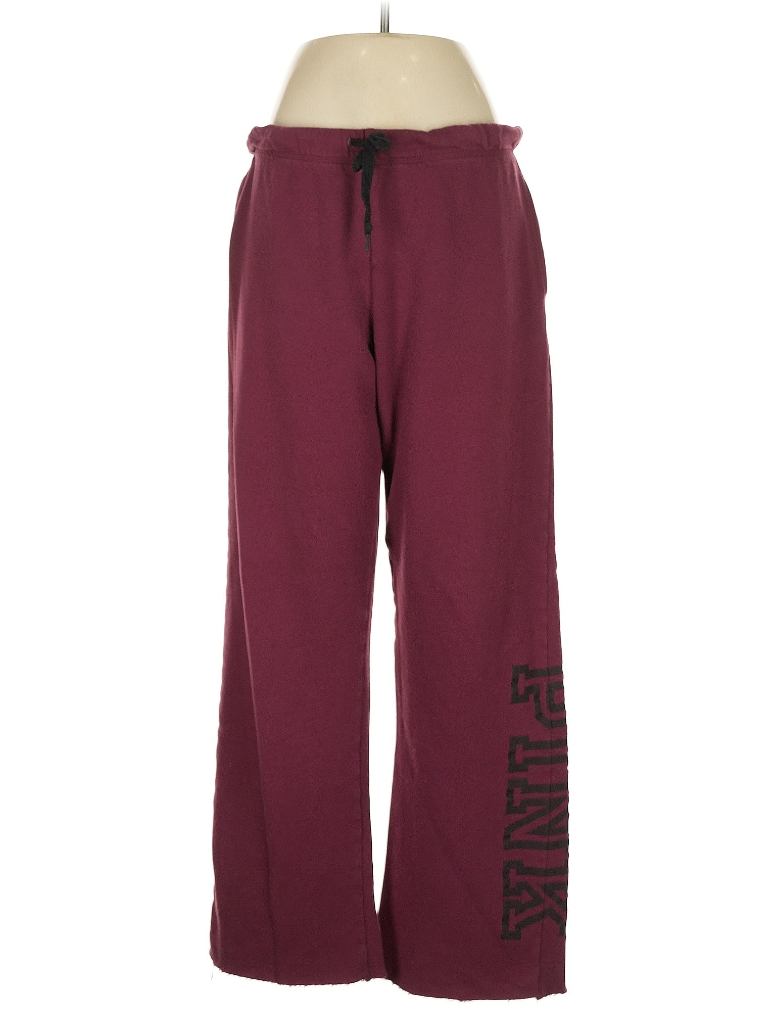Victoria&apos;s Secret Pink Burgundy Casual Pants Size M