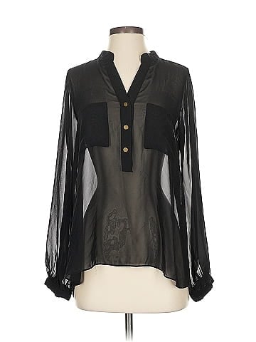 Aryn K. Long Sleeve Blouse (view 1)