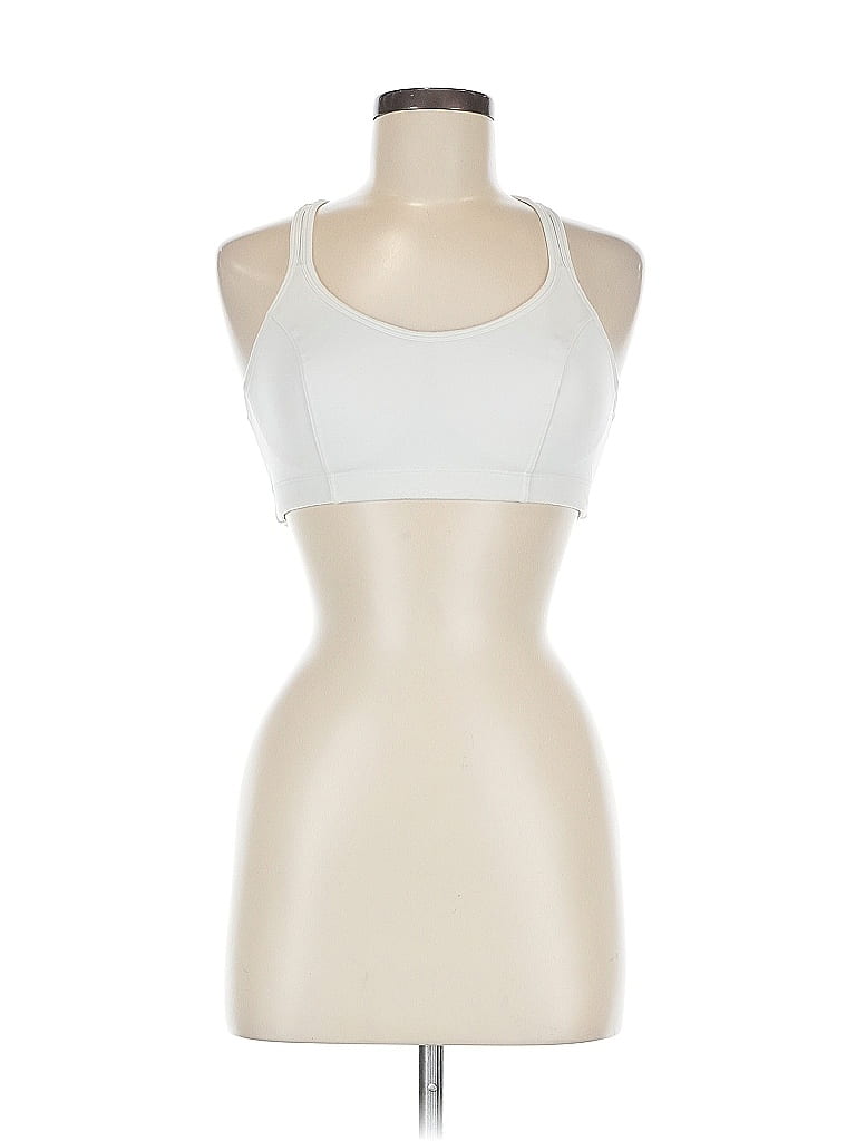 Pre-owned Champion Tank Top Ivory Halter Neckline Tops In White