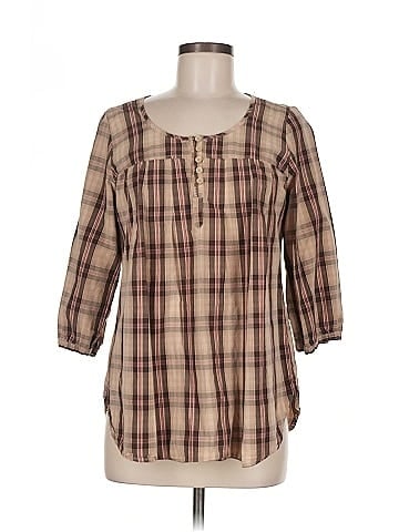 Ruff Hewn 3/4 Sleeve Blouse (view 1)