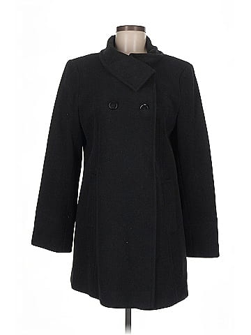 Larry Levine Wool Coat (view 1)