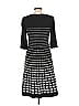Akemi + Kin 100% Nylon Houndstooth Black Casual Dress Size L - photo 2