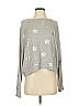 Terez Stars Silver Gray Pullover Sweater Size S - photo 1