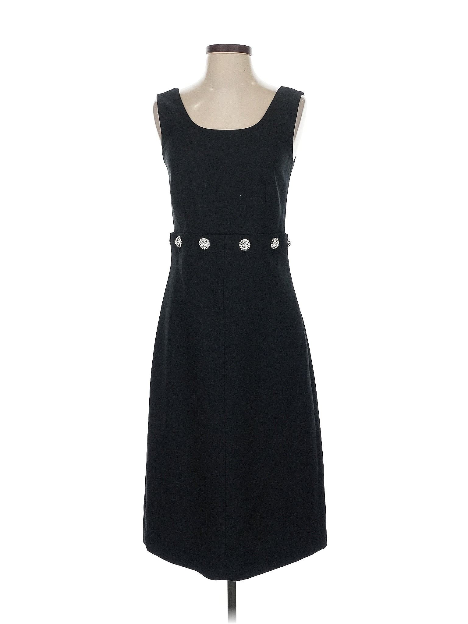 Tory Burch Solid Black Casual Dress Size 2