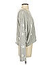 Terez Stars Silver Gray Pullover Sweater Size S - photo 3