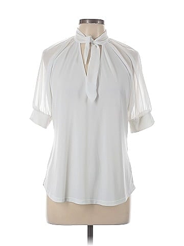 7th Avenue Design Studio New York & Company Short Sleeve Blouse (view 1)