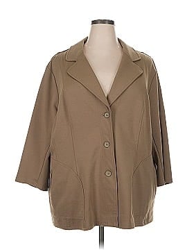 Linea by Louis Dell'Olio Women's Plaid Basic Jacket Blazer