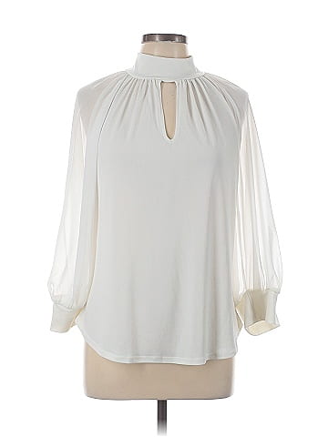 7th Avenue Design Studio New York & Company 3/4 Sleeve Blouse (view 1)