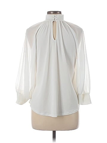 7th Avenue Design Studio New York & Company 3/4 Sleeve Blouse (view 2)