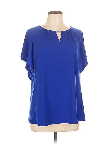 Susan Graver Short Sleeve Blouse (view 1)