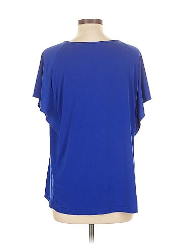 Susan Graver Short Sleeve Blouse (view 2)