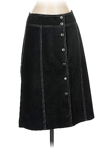 Theory Leather Skirt (view 1)