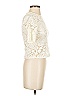 BHLDN Ivory Short Sleeve Top Size S - photo 3