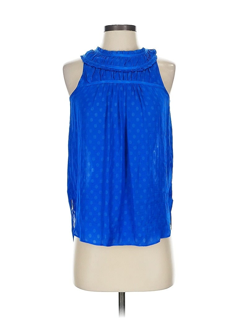 MAEVE BY ANTHROPOLOGIE Pre-owned Sleeveless Blouse In Blue