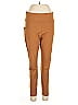 Lou & Grey Solid Color Block Brown Tan Active Pants Size L - photo 1