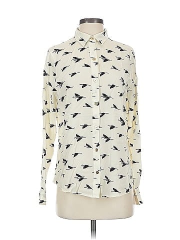 C. Wonder Long Sleeve Silk Top (view 1)