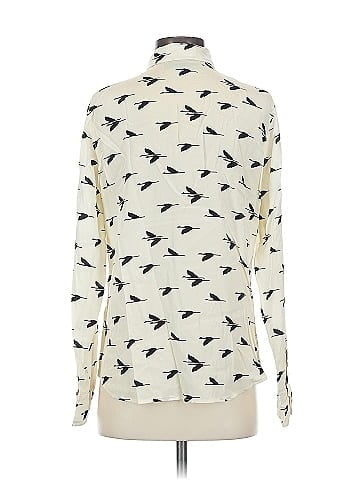 C. Wonder Long Sleeve Silk Top (view 2)
