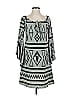 Assorted Brands Argyle Gray Casual Dress Size S - photo 1