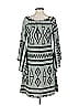 Assorted Brands Argyle Gray Casual Dress Size S - photo 2