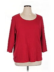 Karen Scott 3/4 Sleeve Top