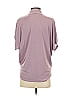 Veronica M. Purple Short Sleeve Blouse Size S - photo 2