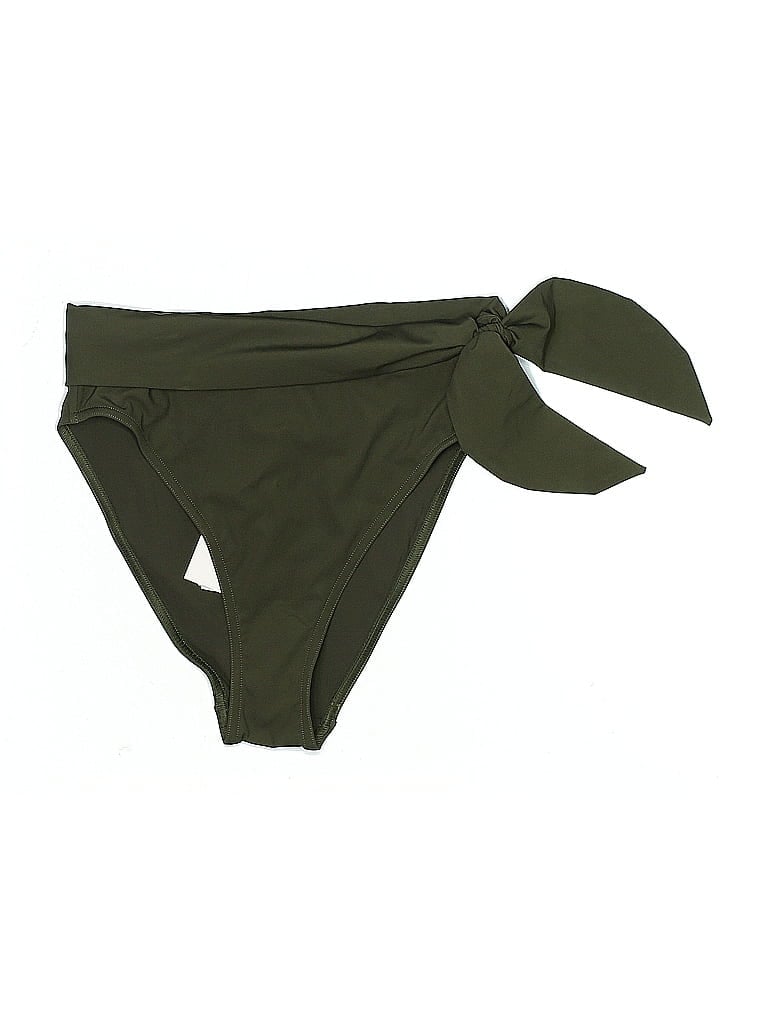 Zimmermann Solid Green Swimsuit Bottoms Size 6 (1) - photo 1