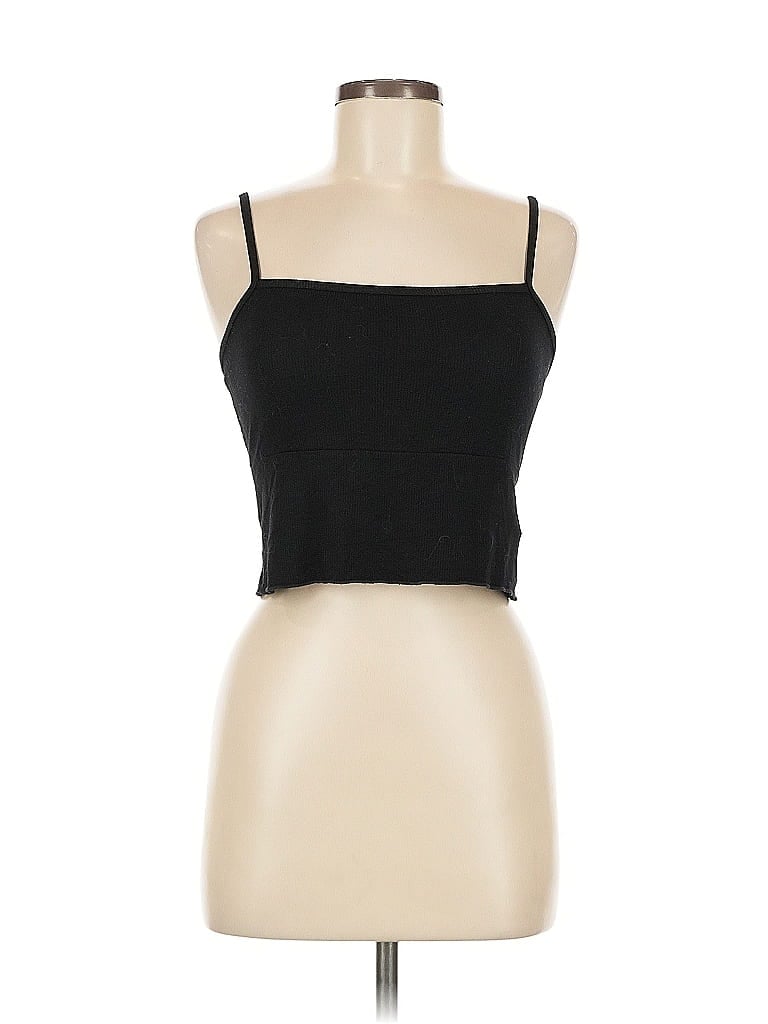 Pre-owned John Galt Tank Top Black Strapless Neckline Tops