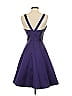 ML Monique Lhuillier Solid Purple Cocktail Dress Size 2 - photo 2