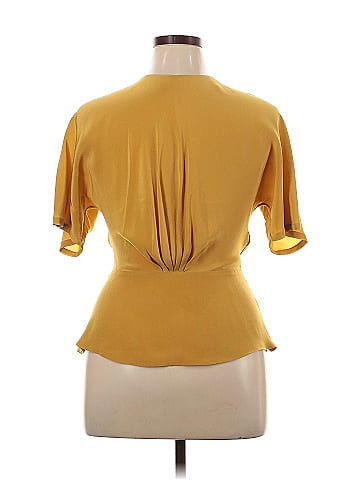 Linda Allard Ellen Tracy Short Sleeve Silk Top (view 2)