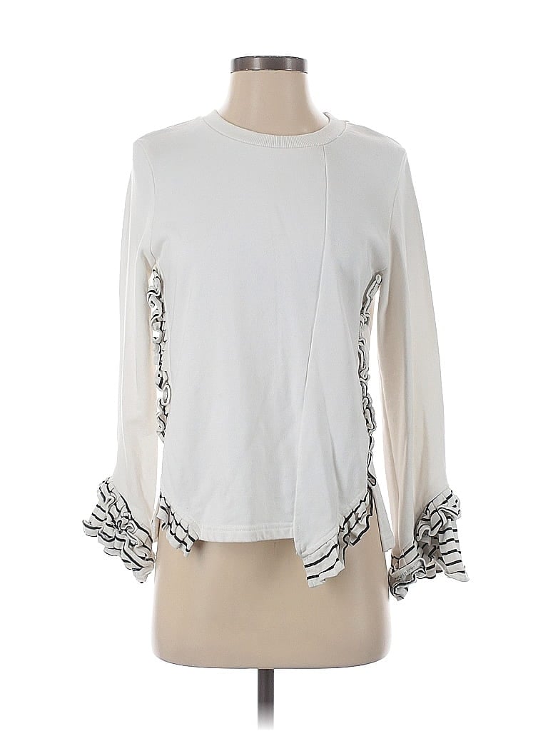 Click to view more detailed imagery on our partner's website Pre-owned Design Lab Lord & Taylor Cardigan Sweater In White