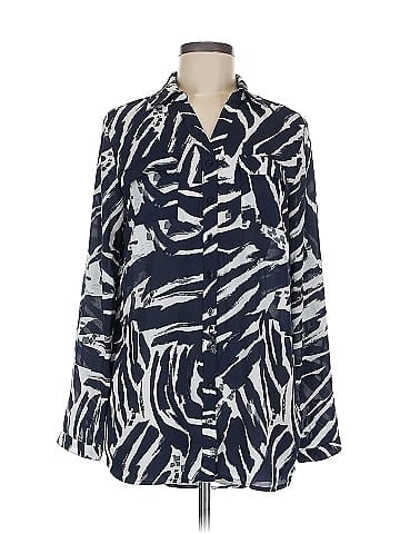 Christopher & Banks Long Sleeve Blouse (view 1)