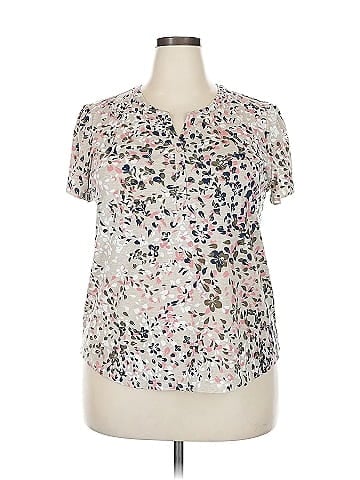 Liz Claiborne Short Sleeve Blouse (view 1)