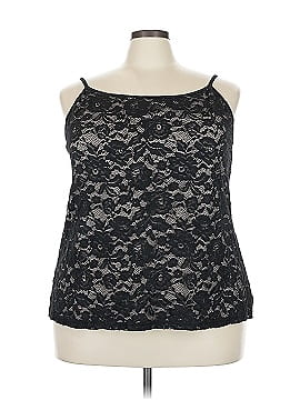 DressBarn 100% Polyester Black 3/4 Sleeve Top Size 20