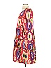 EyeDoll 100% Polyester Print Red Casual Dress Size S - photo 5