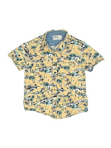 Free Planet Short Sleeve Button-Down Shirt (view 1)