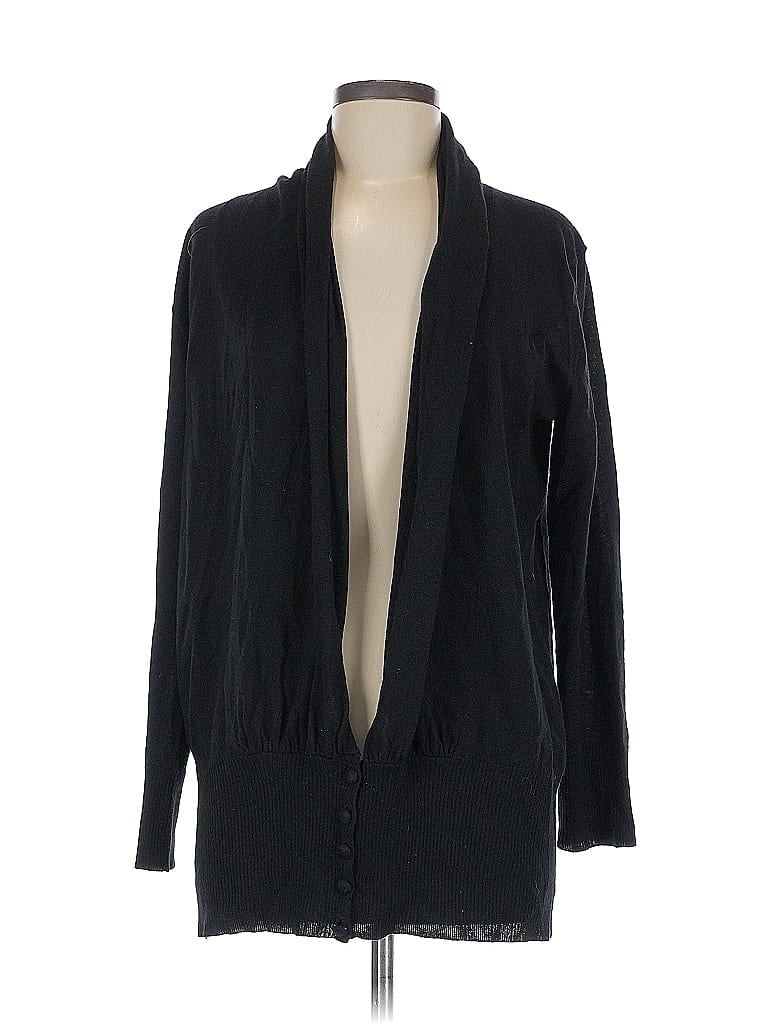 Pre-owned Magaschoni Cardigan Sweater In Black
