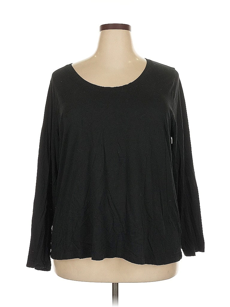 AVA & VIV Pre-owned Long Sleeve T-shirt In Black