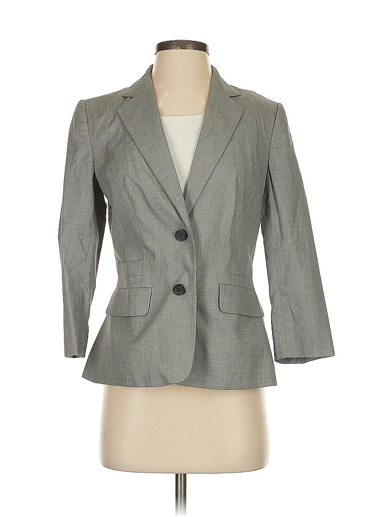 Pre-owned Banana Republic Factory Store Blazer Jacket In Gray