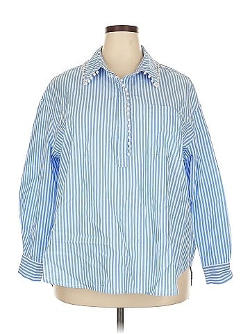 Crown & Ivy Long Sleeve Button-Down Shirt (view 1)
