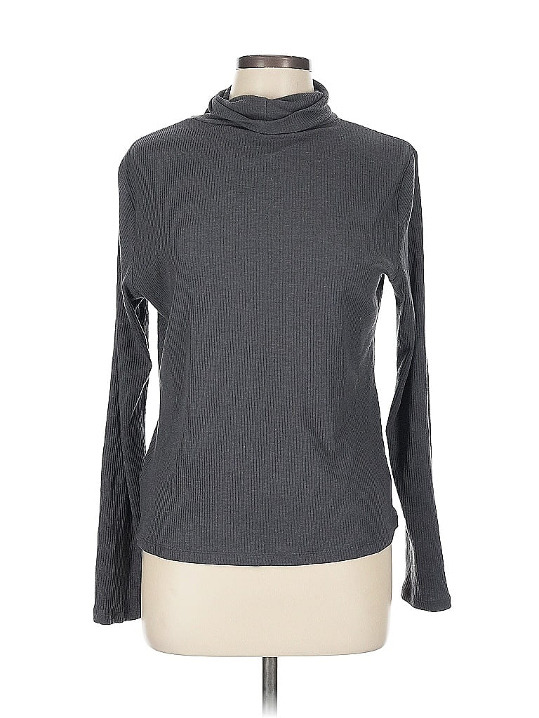 Pre-owned Old Navy Turtleneck Sweater In Gray