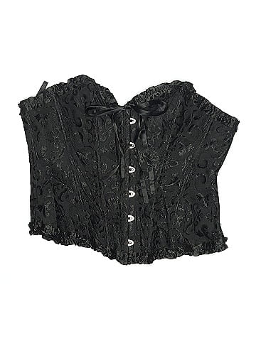 Unbranded Elegant Black Lace Corset Top (view 1)