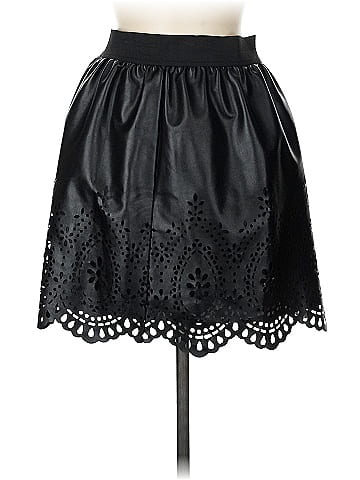 Material Girl Faux Leather Skirt (view 1)
