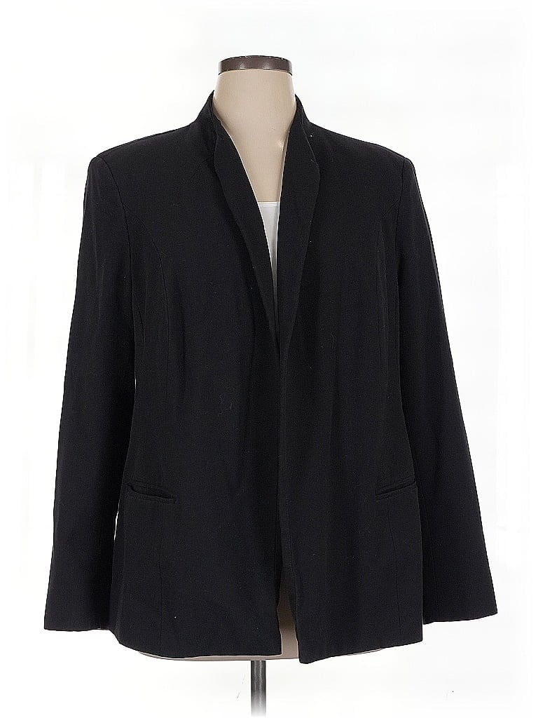 Pre-owned Investments Blazer Jacket In Black