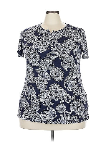 Cathy Short Sleeve Henley (view 1)