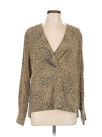 Rag & Bone Long Sleeve Silk Top (view 1)