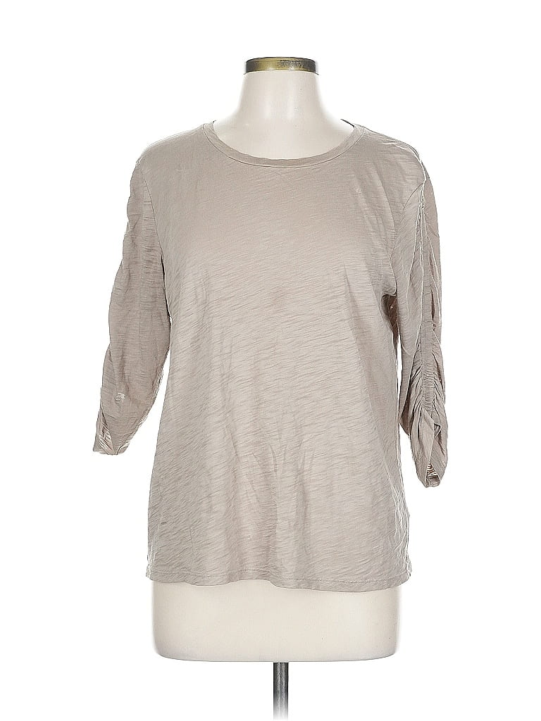 Click to view more detailed imagery on our partner's website Pre-owned Goldie 3/4 Sleeve T-shirt In Brown